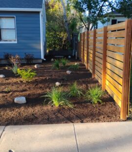 Professional soil preparation for landscape garden installation