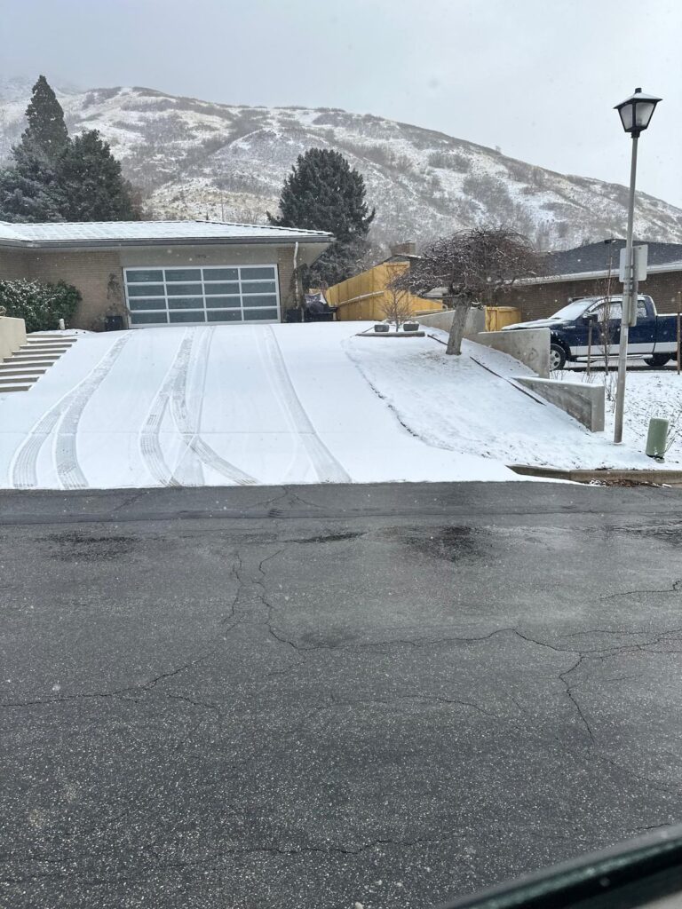 driveway snow Salt Lake City
